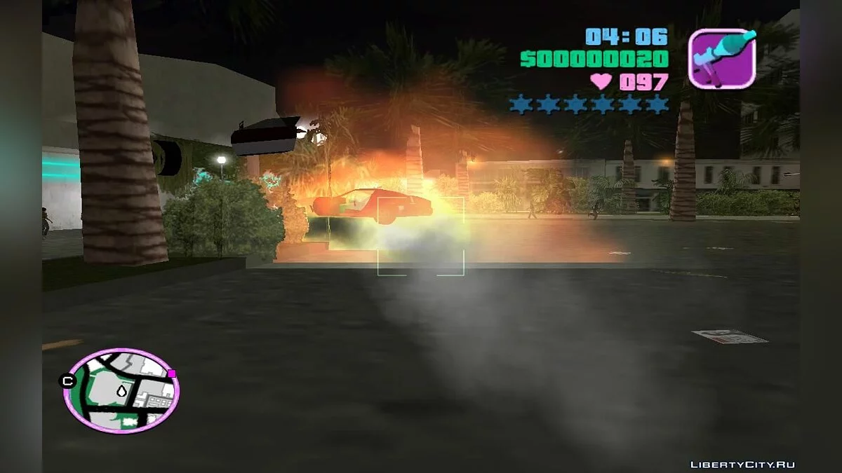 Пуленепробиваемый и ударостойкий транспорт  v1.1 / GTA Vice City