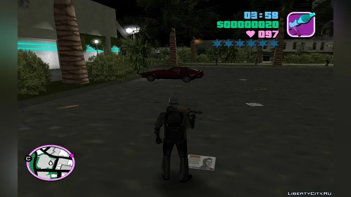 Пуленепробиваемый и ударостойкий транспорт  v1.1 / GTA Vice City