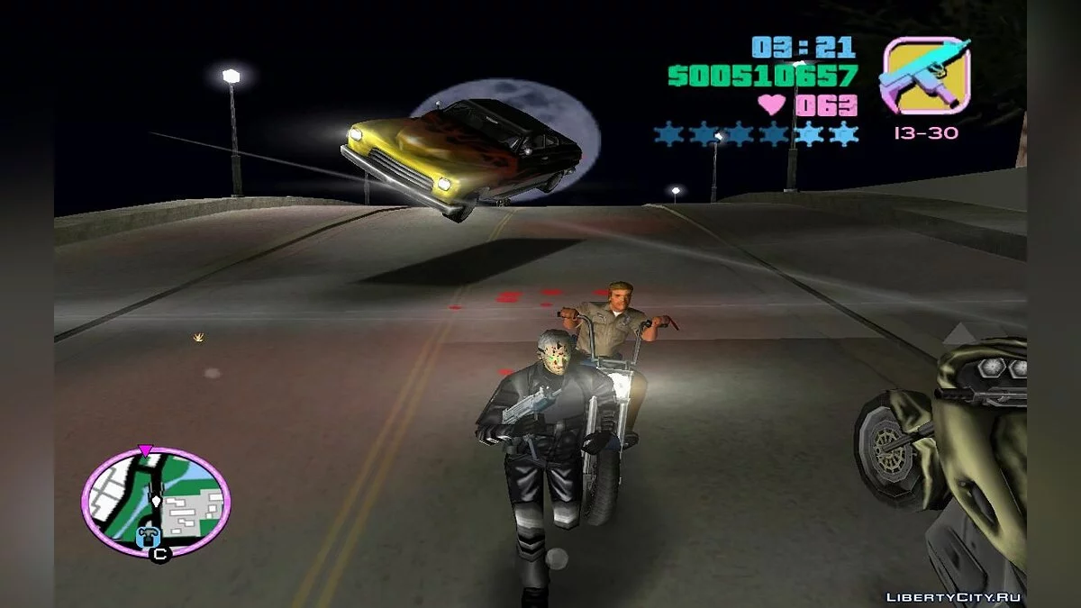 Агенты в трафике на кубинских гермесах (VC) 2.0 / GTA Vice City