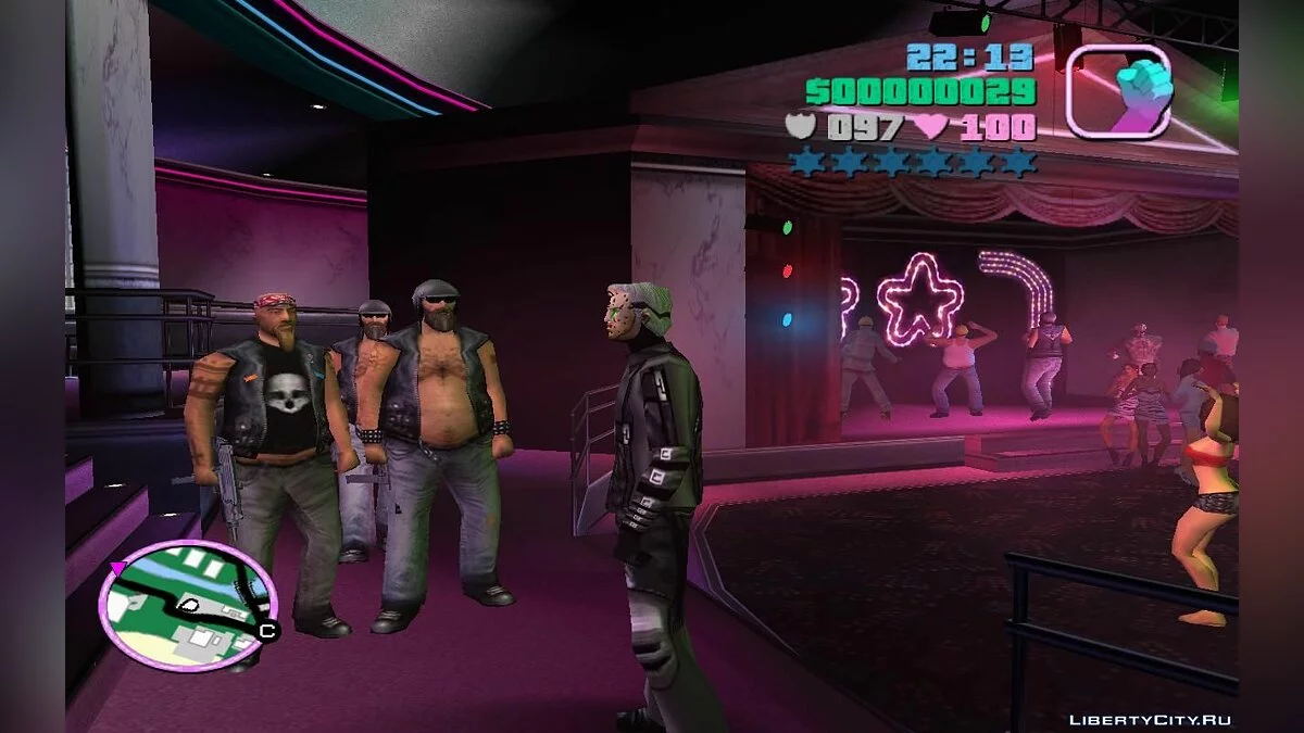 Байкеры в трафике (VC) 1.2 / GTA Vice City