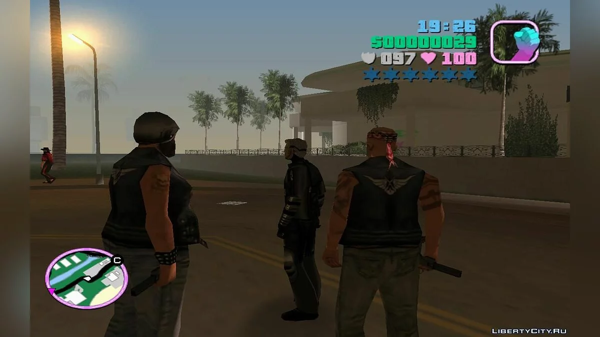Байкеры в трафике (VC) 1.2 / GTA Vice City