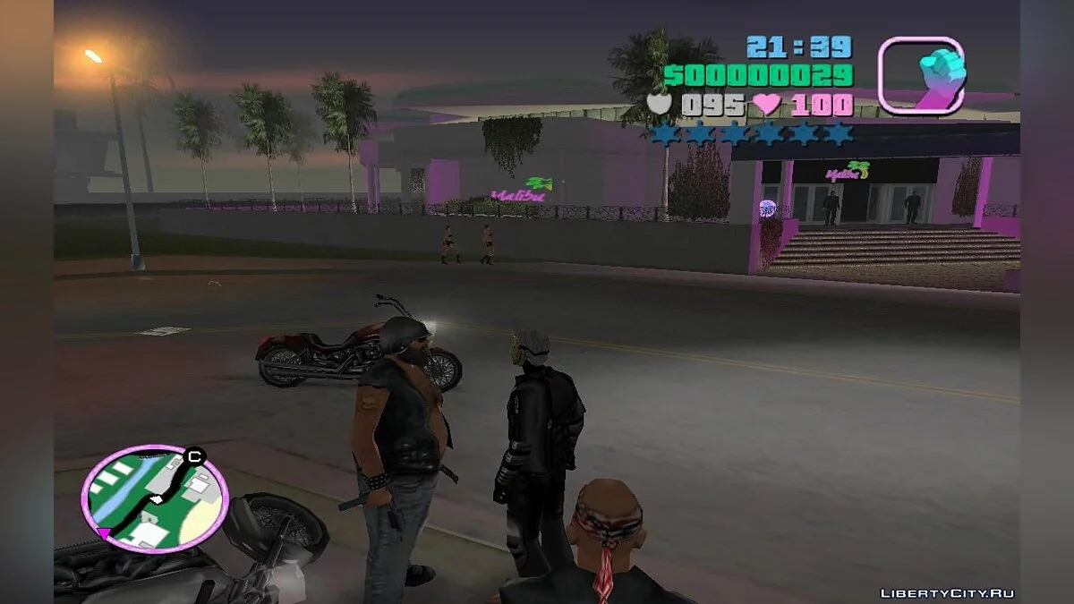Байкеры в трафике (VC) 1.2 / GTA Vice City
