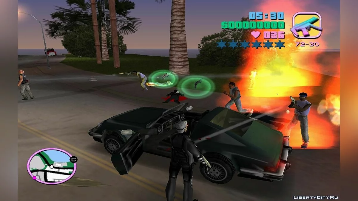 Городские беспорядки, полиция против бандитов (VC) 6.5 / GTA Vice City