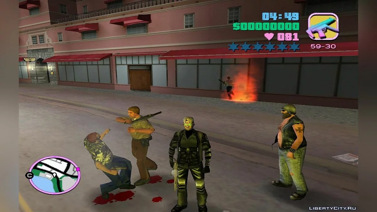 Городские беспорядки, полиция против бандитов (VC) 6.5 / GTA Vice City