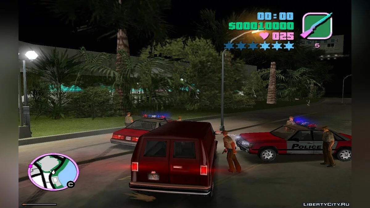 Случайное количество денег с ограблений магазинов (main.scm) v1.1 / GTA Vice City