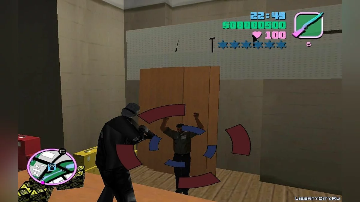 Случайное количество денег с ограблений магазинов (main.scm) v1.1 / GTA Vice City