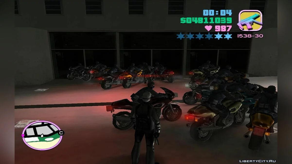Спецназ в трафике на спортивных мотоциклах (VC) 1.4 / GTA Vice City