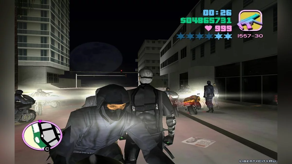 Спецназ в трафике на спортивных мотоциклах (VC) 1.4 / GTA Vice City