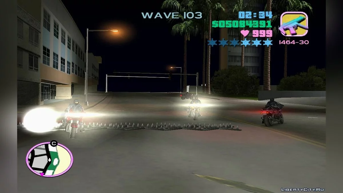Спецназ в трафике на спортивных мотоциклах (VC) 1.4 / GTA Vice City