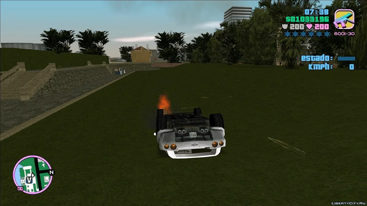 VC CAR INFO BY GMM96 - Speedometer and Damage meter / GTA Vice City