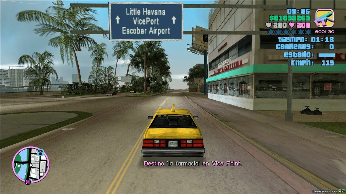 VC CAR INFO BY GMM96 - Speedometer and Damage meter / GTA Vice City