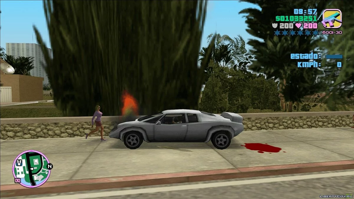 VC CAR INFO BY GMM96 - Speedometer and Damage meter / GTA Vice City