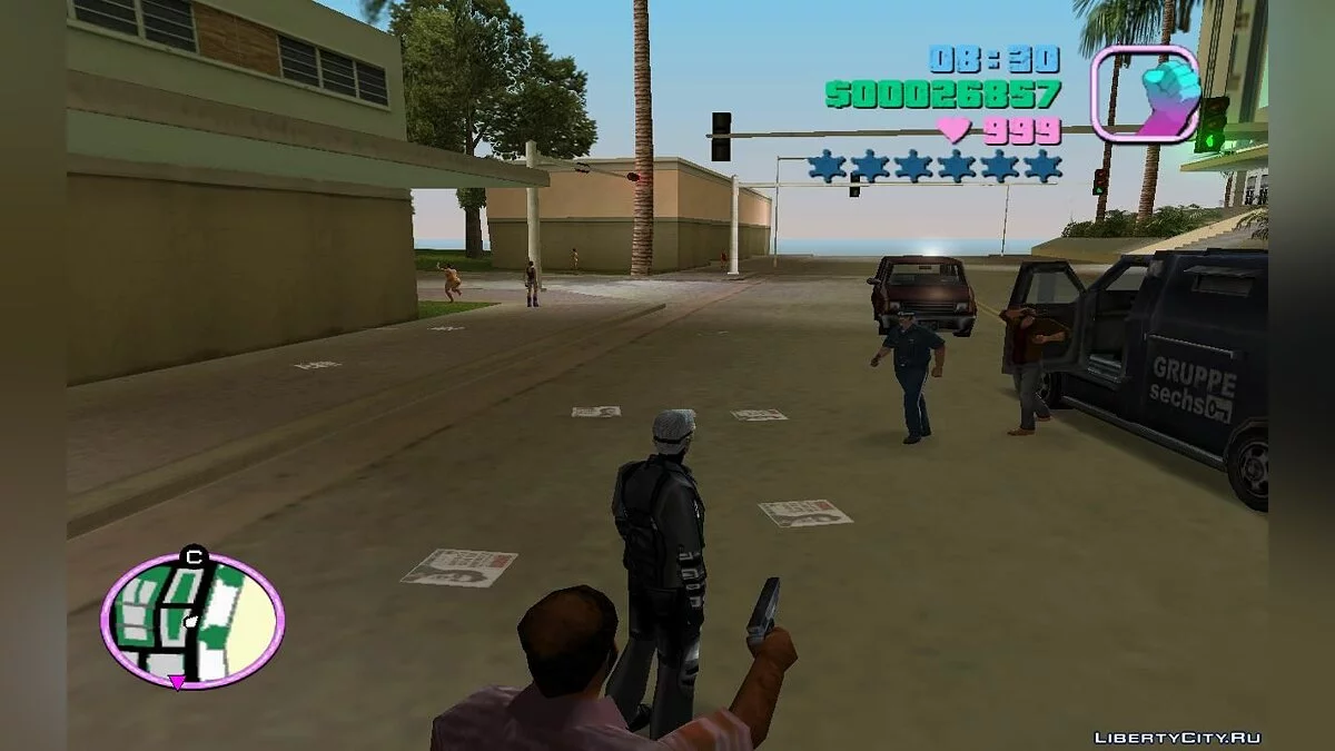 Бездомные грабят инкассаторские машины (VC) 3.1 / GTA Vice City