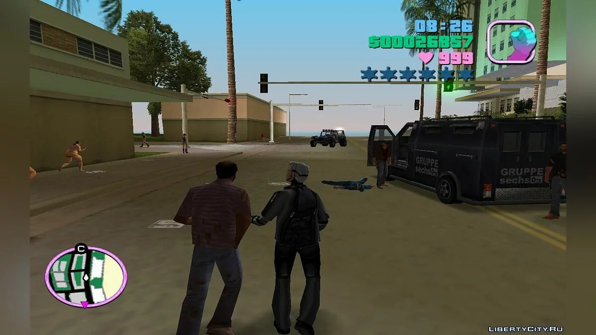 Бездомные грабят инкассаторские машины (VC) 3.1 / GTA Vice City