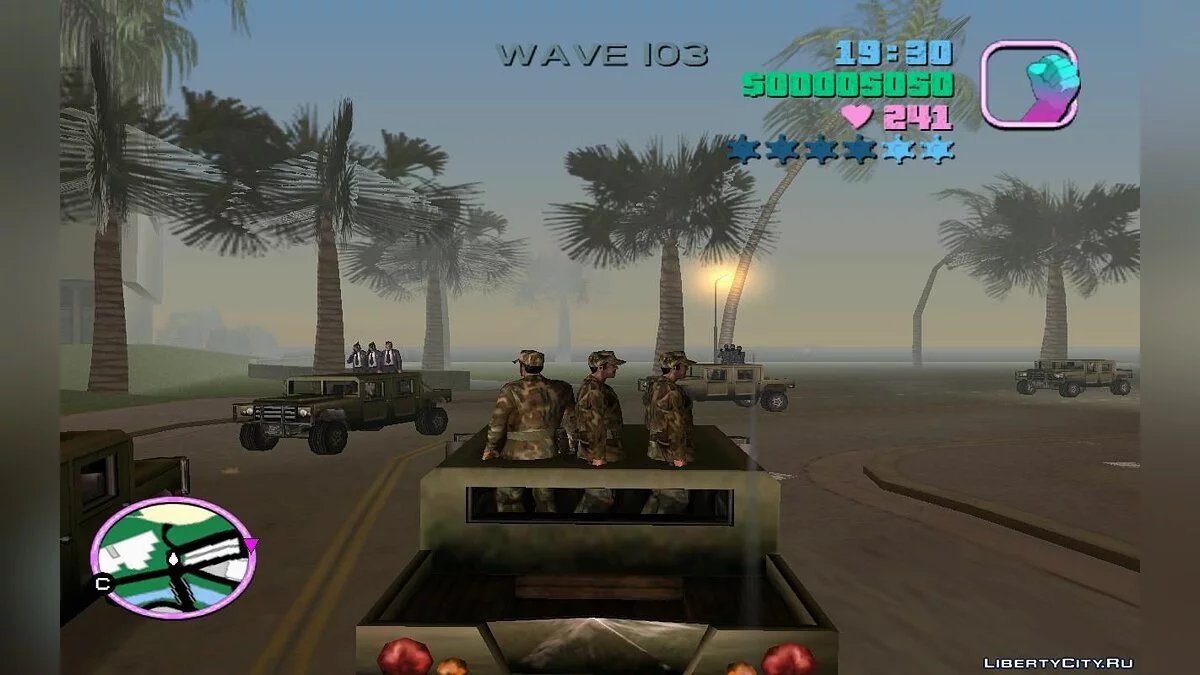 Дополнительный спавн стрелково-десантных патриотов(VC) 2.8 / GTA Vice City