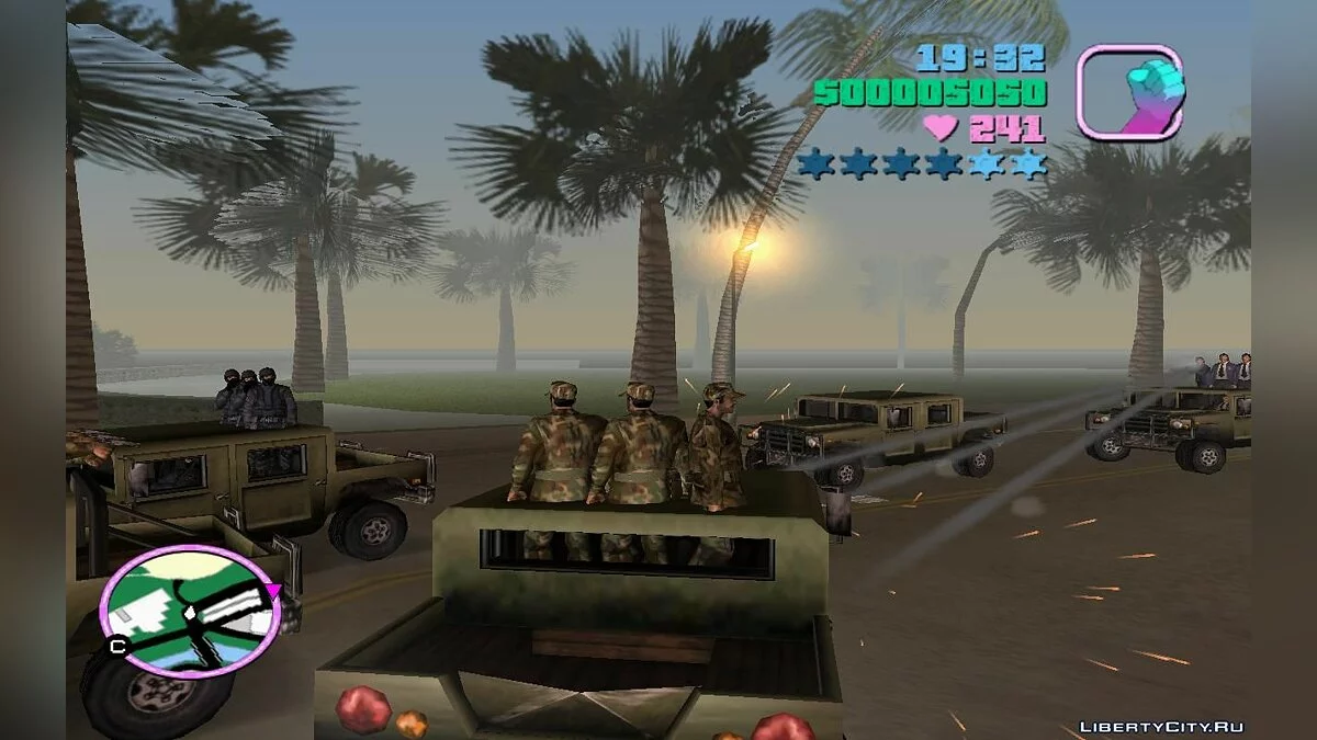Дополнительный спавн стрелково-десантных патриотов(VC) 2.8 / GTA Vice City