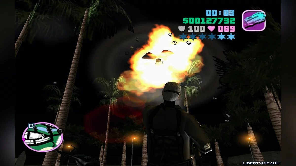 Эскадрилья полицейских вертолётов с миниганами (VC) 1.4 / GTA Vice City