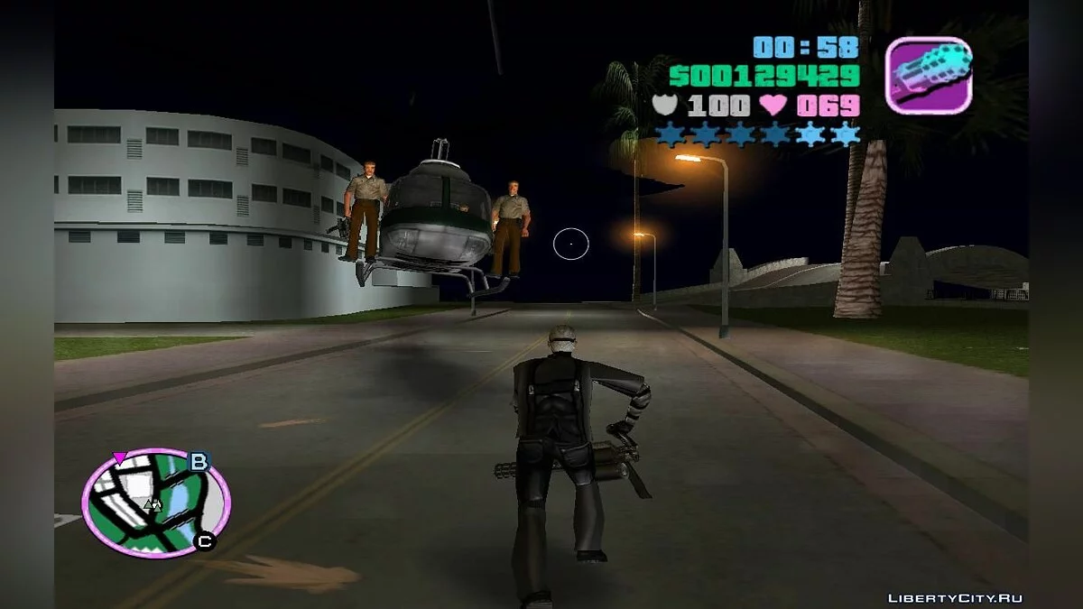 Эскадрилья полицейских вертолётов с миниганами (VC) 1.4 / GTA Vice City