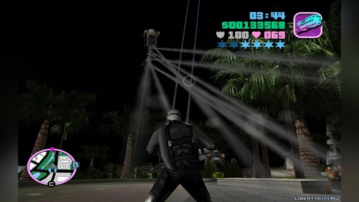 Эскадрилья полицейских вертолётов с миниганами (VC) 1.4 / GTA Vice City
