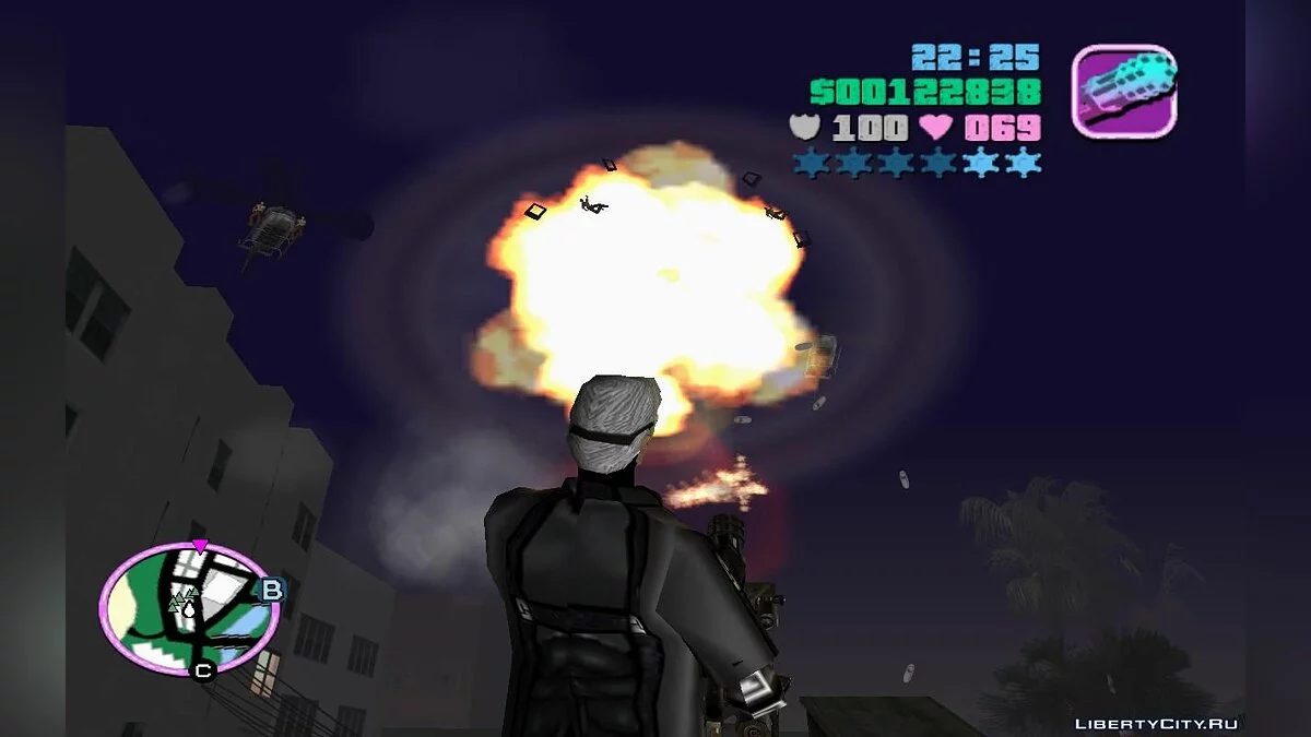 Эскадрилья полицейских вертолётов с миниганами (VC) 1.4 / GTA Vice City