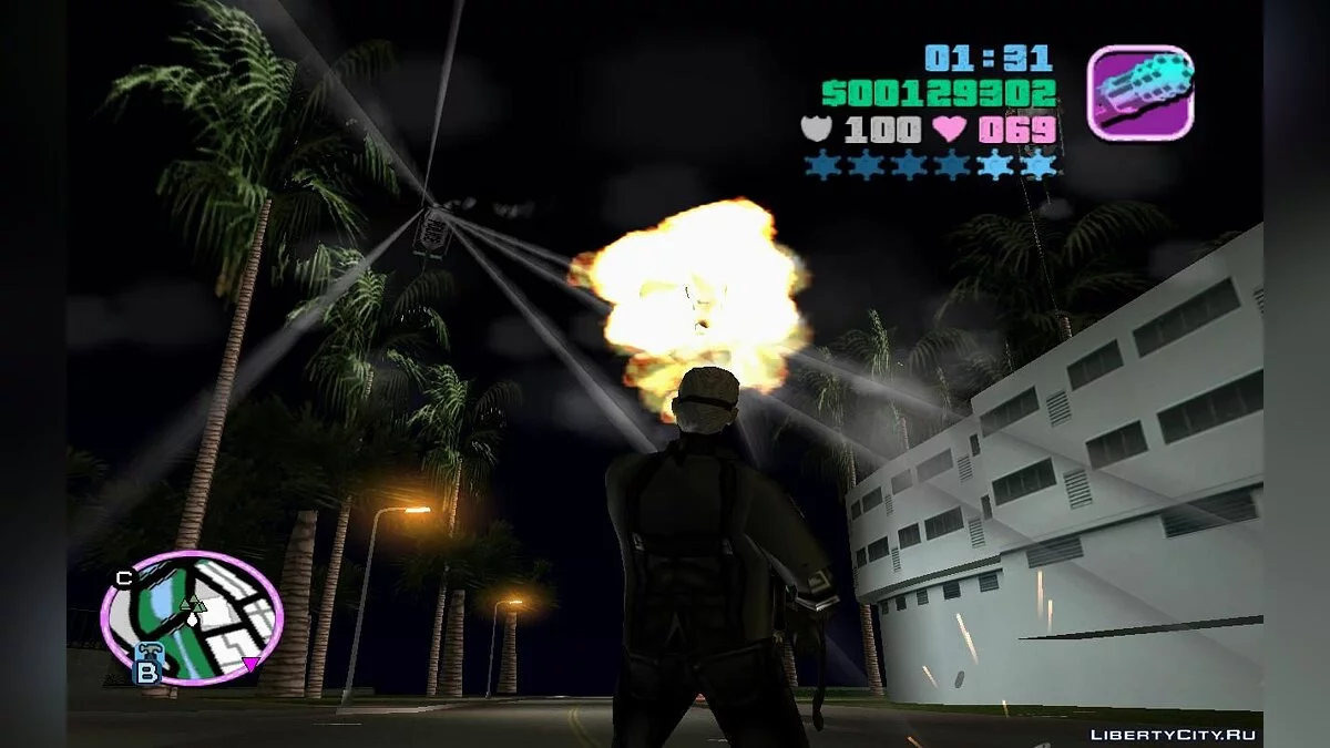 Эскадрилья полицейских вертолётов с миниганами (VC) 1.4 / GTA Vice City