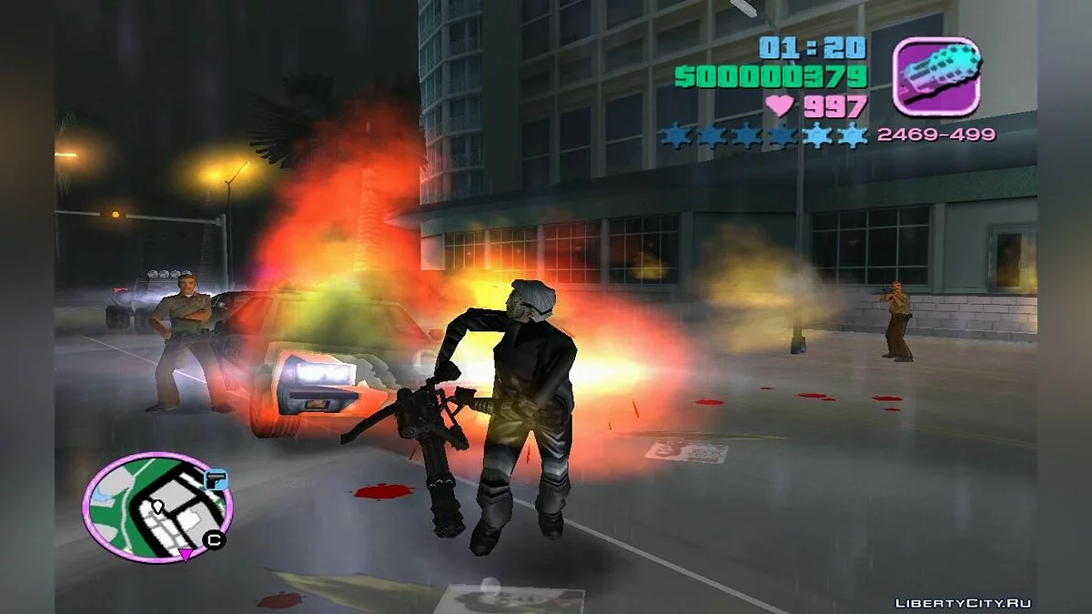 Оружие, охрана, патрули (VC) 1.4 / GTA Vice City