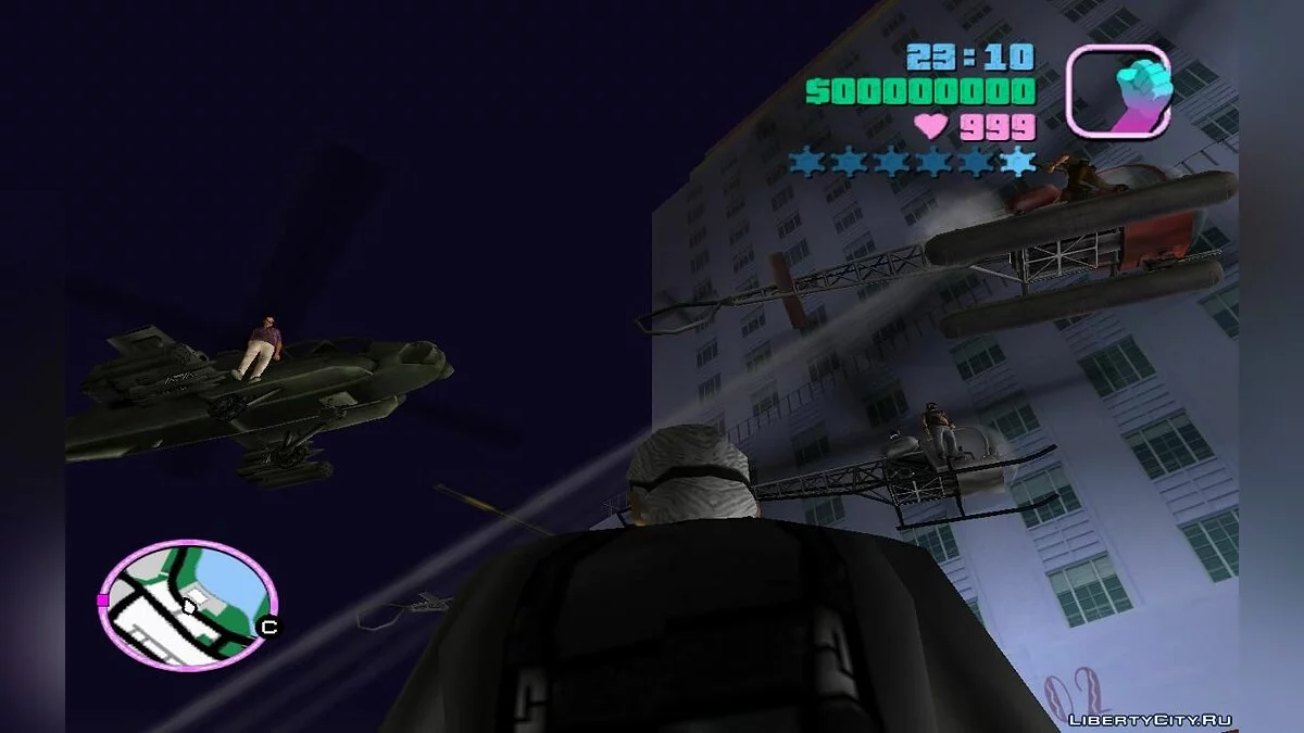 Оживлённые дороги с вертолётами и мотоциклами (VC) 7.1 / GTA Vice City