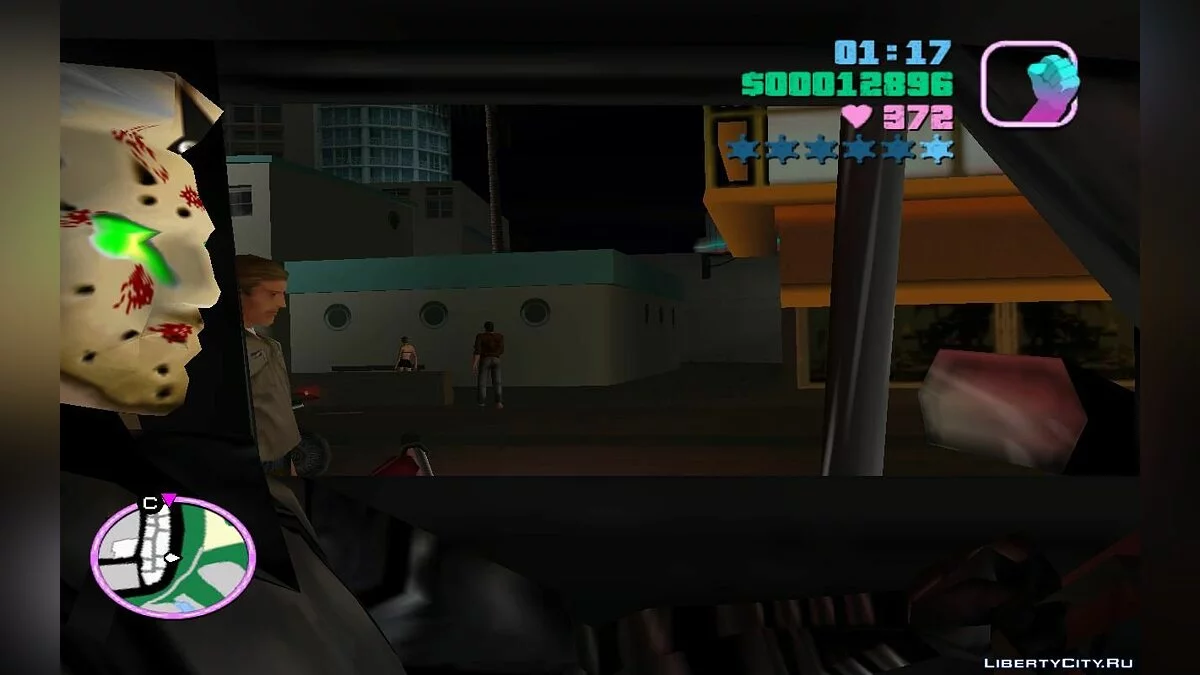 Сброс копов перекраской машины прямо из кабины (VC) 1.4 / GTA Vice City