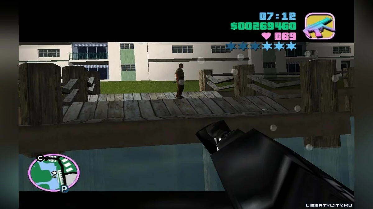 Угон бронированного катера \"Хищник\" с пристани (VC) 1.2 / GTA Vice City