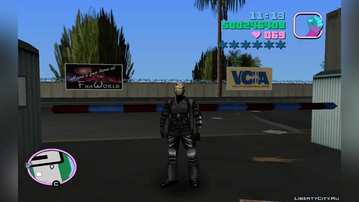 Угон бронированного Хантера и танка с военной базы (VC) 1.2 / GTA Vice City