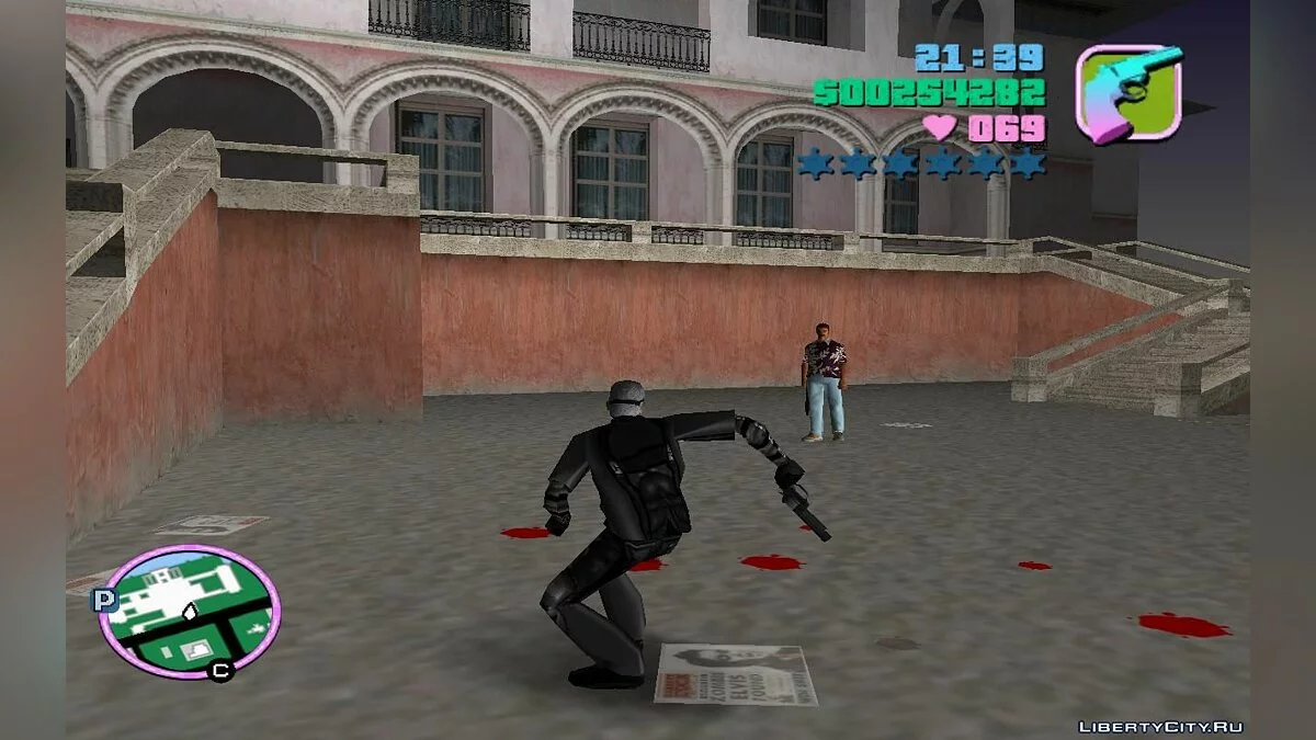 Угон бронированного Морского воробья с крыши особняка Диаза (VC) 1.2 / GTA Vice City