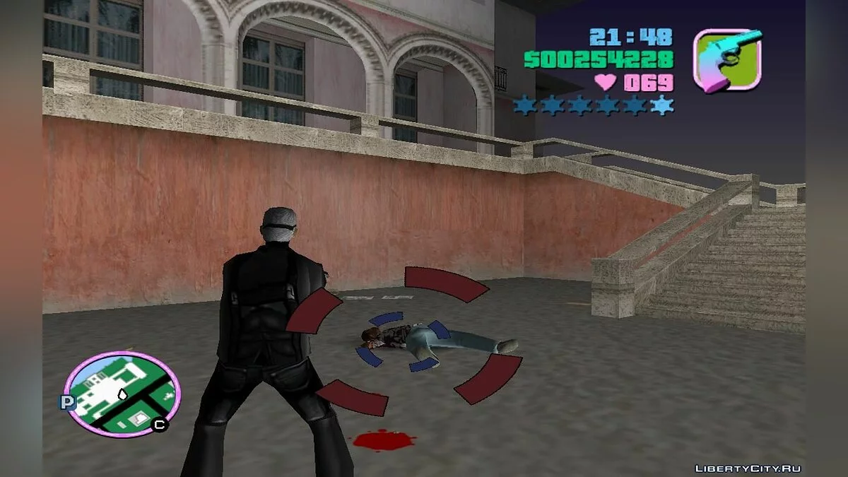 Угон бронированного Морского воробья с крыши особняка Диаза (VC) 1.2 / GTA Vice City