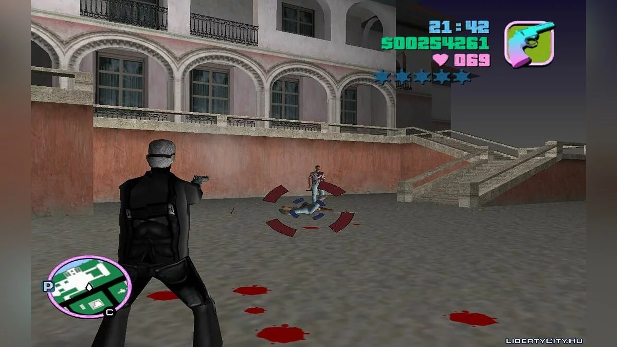 Угон бронированного Морского воробья с крыши особняка Диаза (VC) 1.2 / GTA Vice City