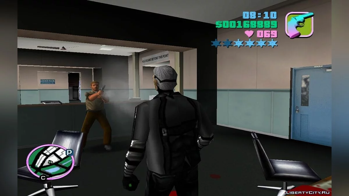 Угон бронированного вертолёта с крыши полицейского участка (VC) 1.2 / GTA Vice City
