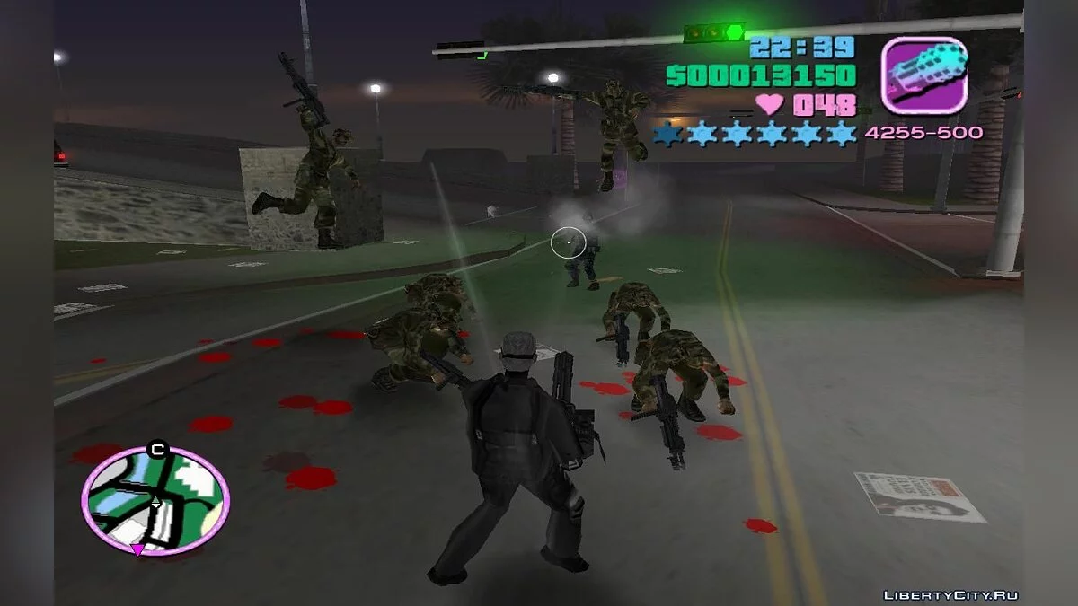 Воздушно-десантные танки Носорогусы с солдатами наверху (VC) 1.3 / GTA Vice City