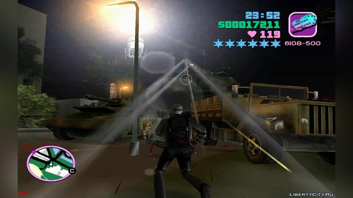 Воздушно-десантные танки Носорогусы с солдатами наверху (VC) 1.3 / GTA Vice City