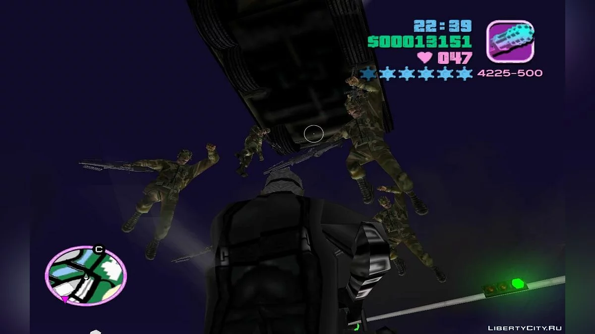 Воздушно-десантные танки Носорогусы с солдатами наверху (VC) 1.3 / GTA Vice City