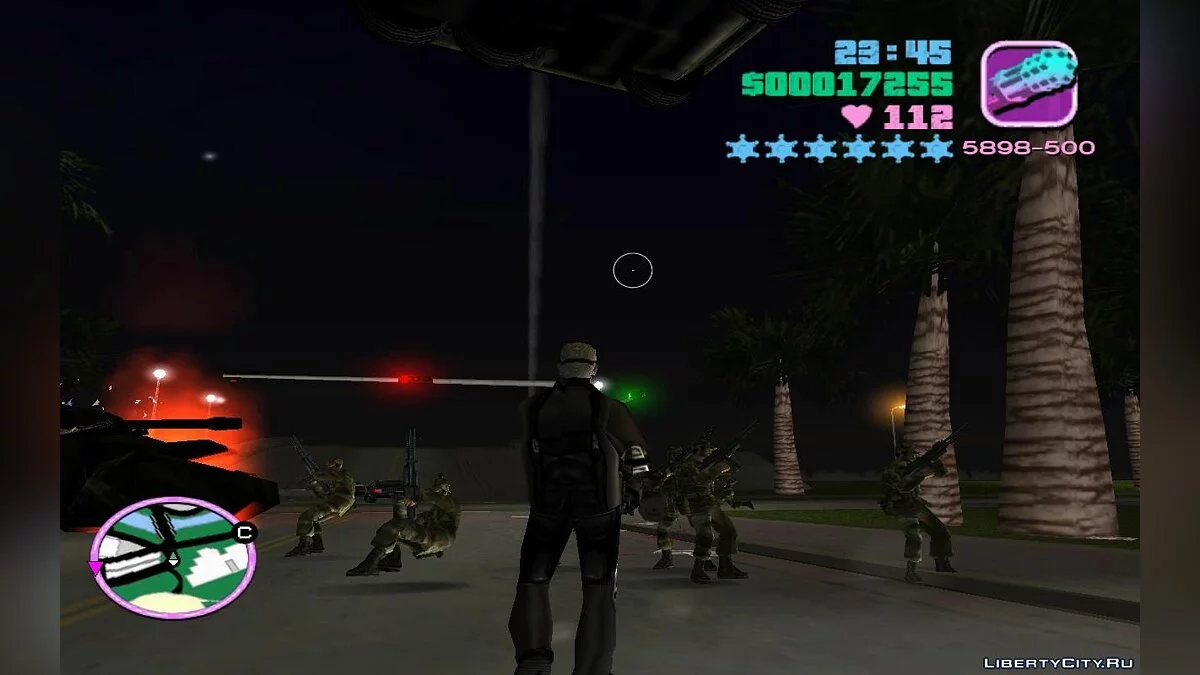 Воздушно-десантные танки Носорогусы с солдатами наверху (VC) 1.3 / GTA Vice City