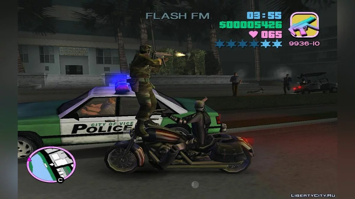 Дополнительный спавн всего транспорта и всех актёров на дорогах (VC) 3.3 / GTA Vice City