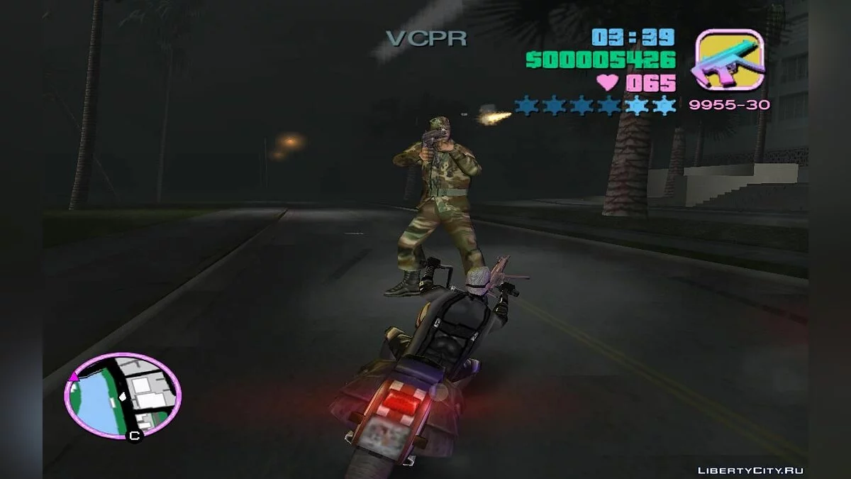 Дополнительный спавн всего транспорта и всех актёров на дорогах (VC) 3.3 / GTA Vice City