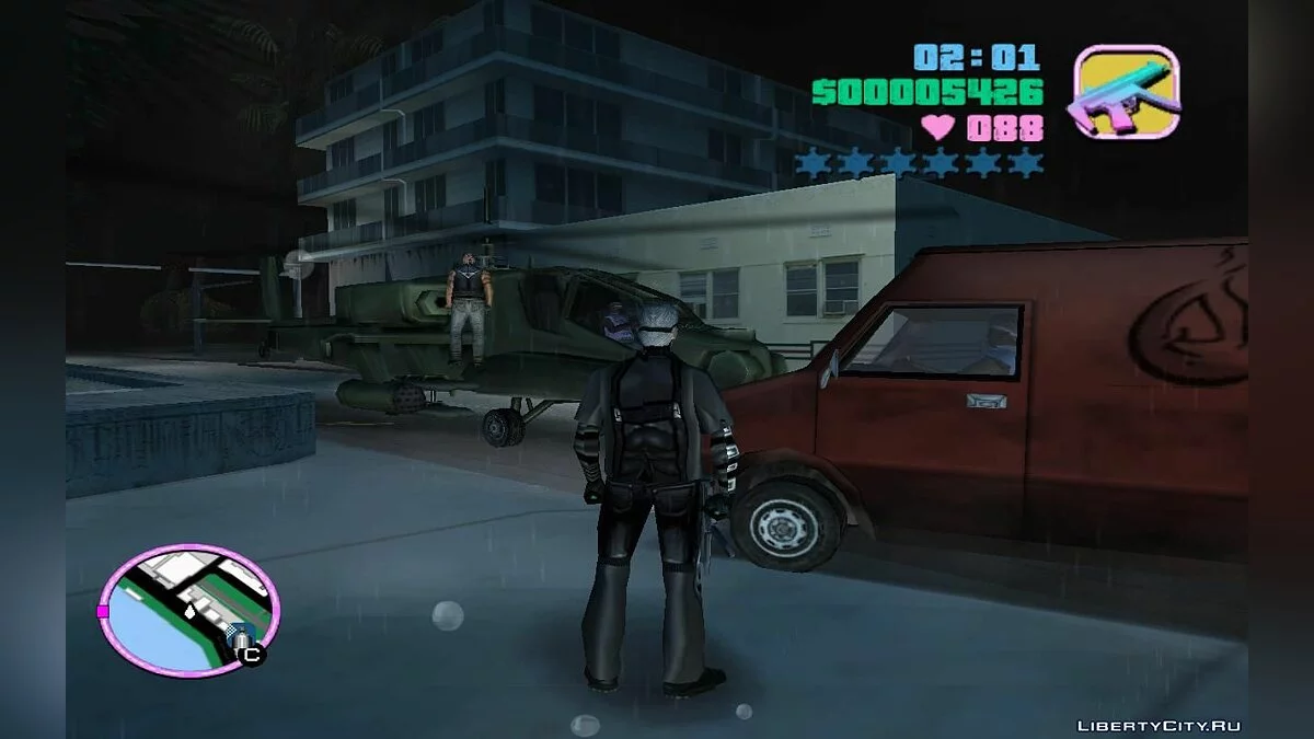 Дополнительный спавн всего транспорта и всех актёров на дорогах (VC) 3.3 / GTA Vice City