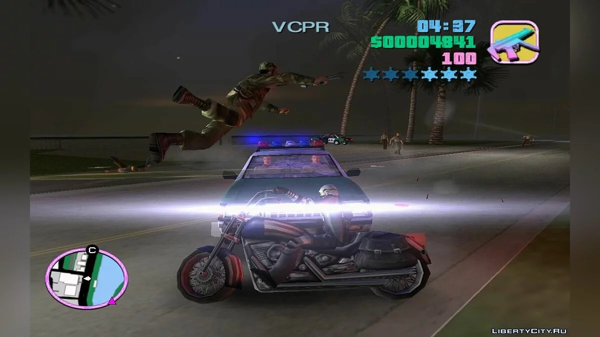 Дополнительный спавн всего транспорта и всех актёров на дорогах (VC) 3.3 / GTA Vice City