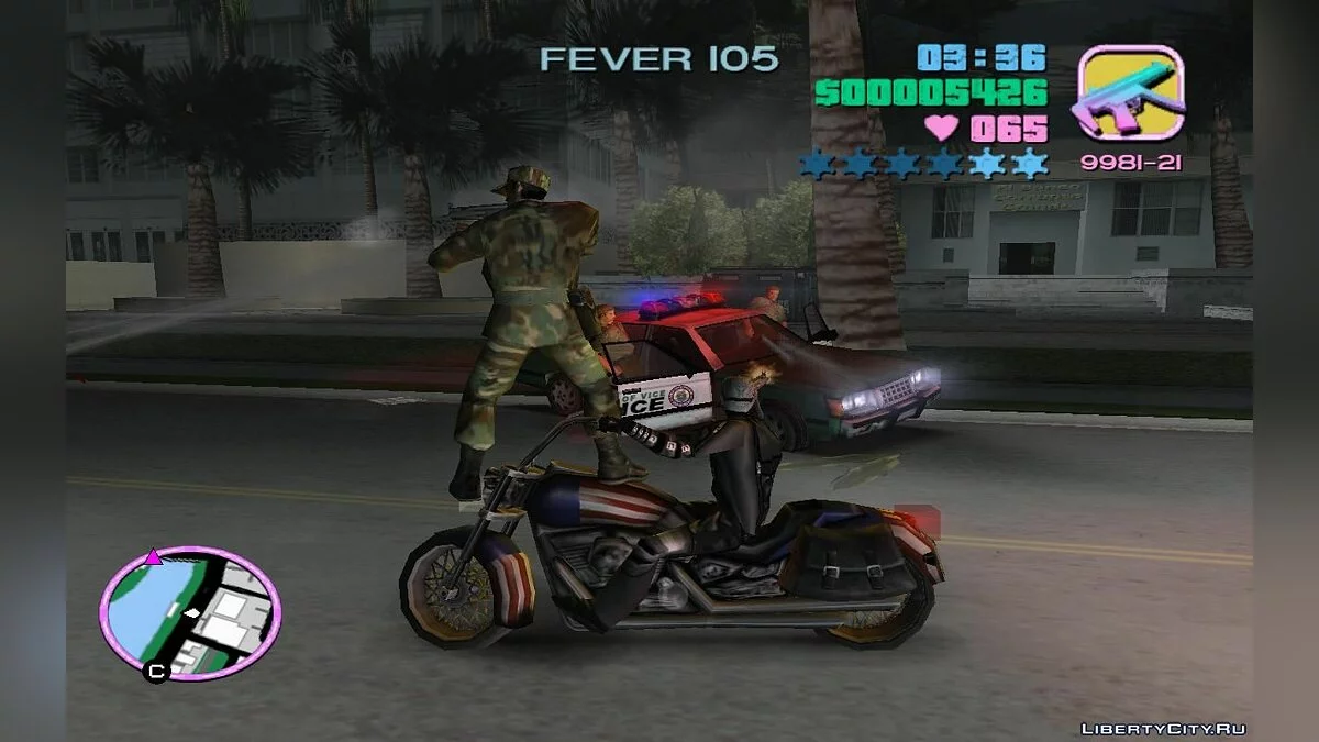 Дополнительный спавн всего транспорта и всех актёров на дорогах (VC) 3.3 / GTA Vice City