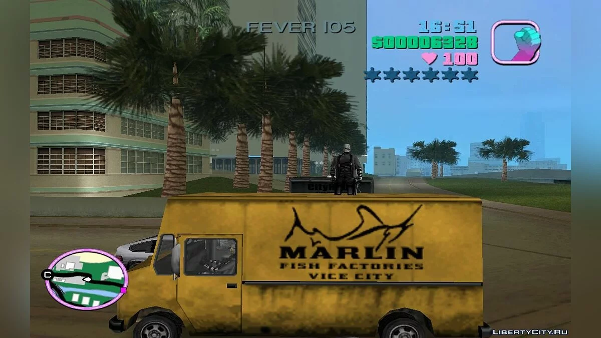 Дополнительный спавн всего транспорта и всех актёров на дорогах (VC) 3.3 / GTA Vice City