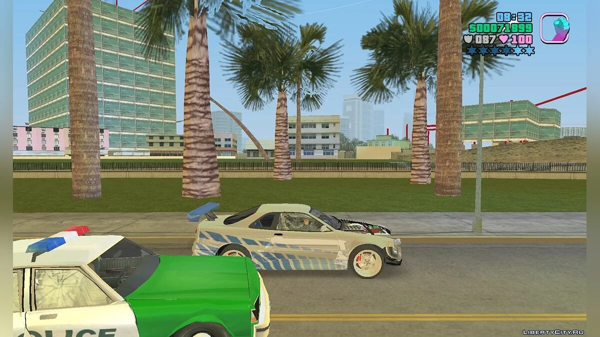 Скрыть звезды розыска  / GTA Vice City