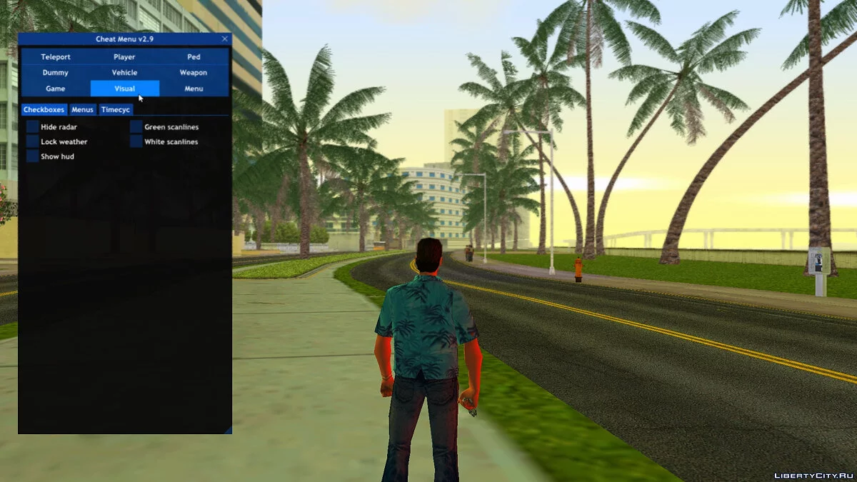 Чит-Меню v3.2 / GTA Vice City