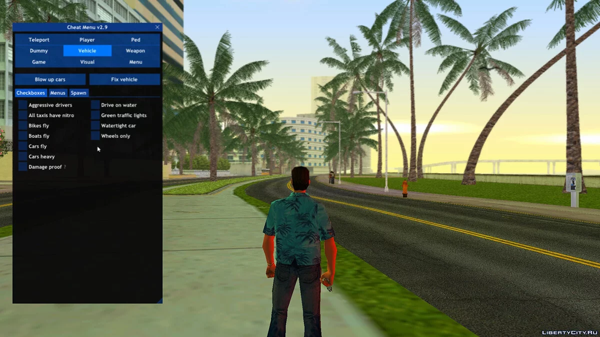 Чит-Меню v3.2 / GTA Vice City