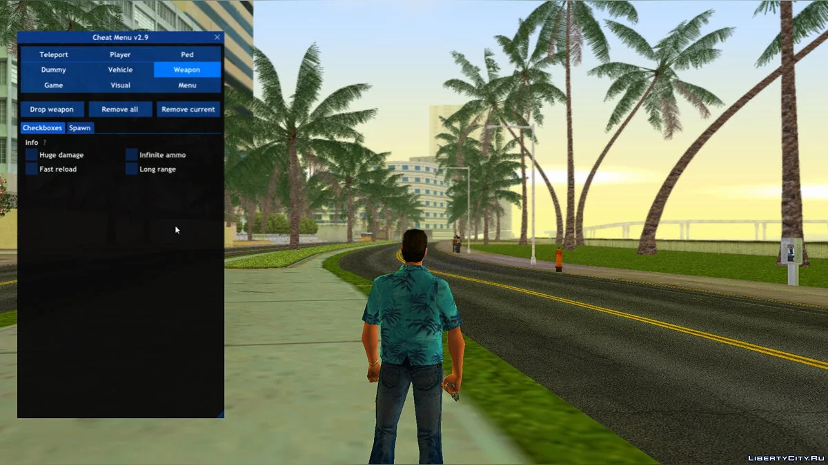 Чит-Меню v3.2 / GTA Vice City