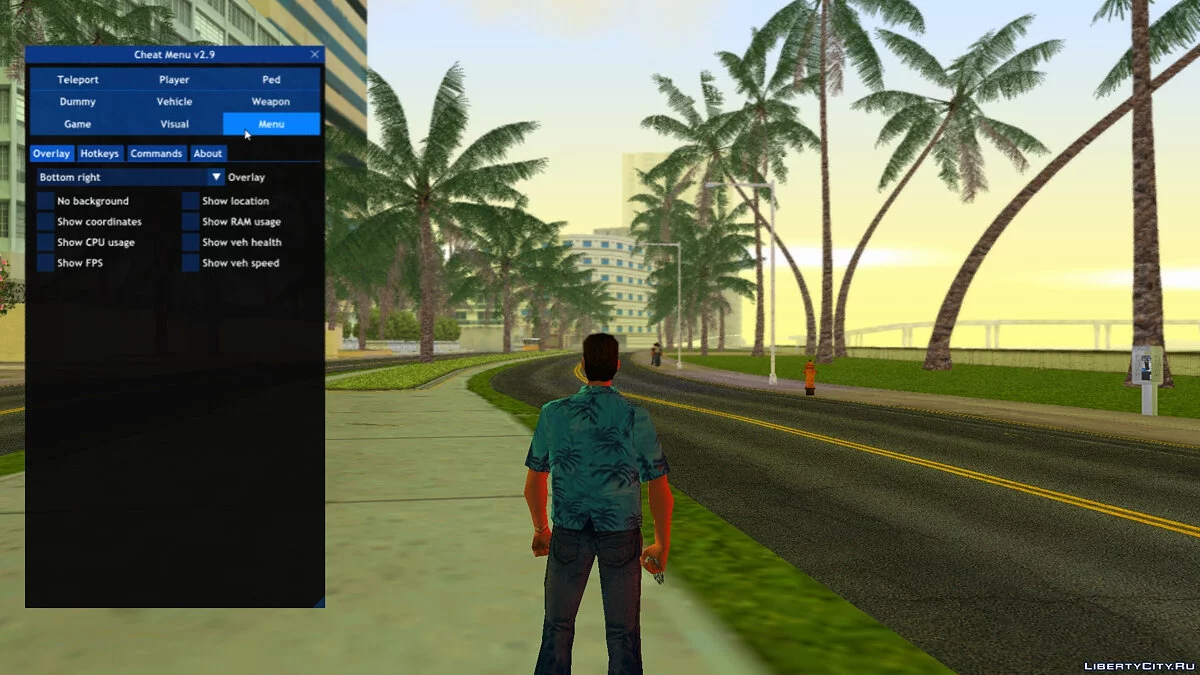 Чит-Меню v3.2 / GTA Vice City