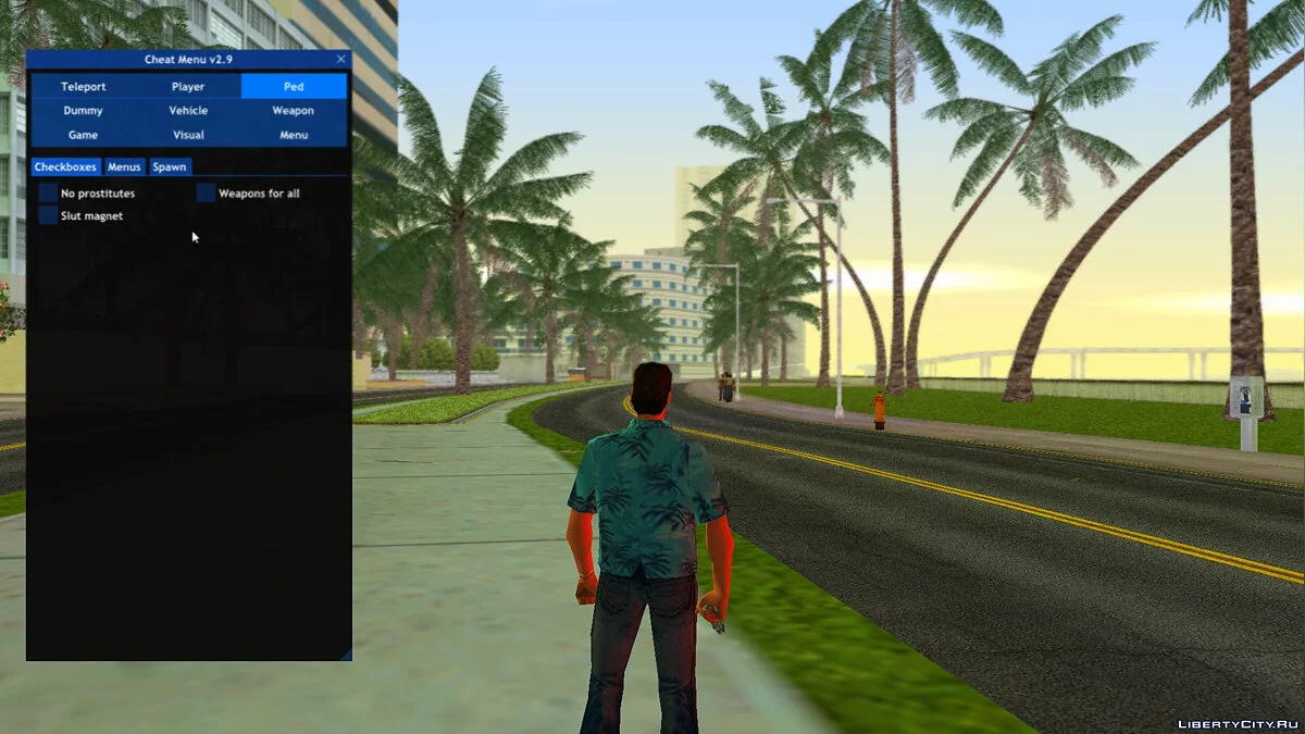 Чит-Меню v3.2 / GTA Vice City